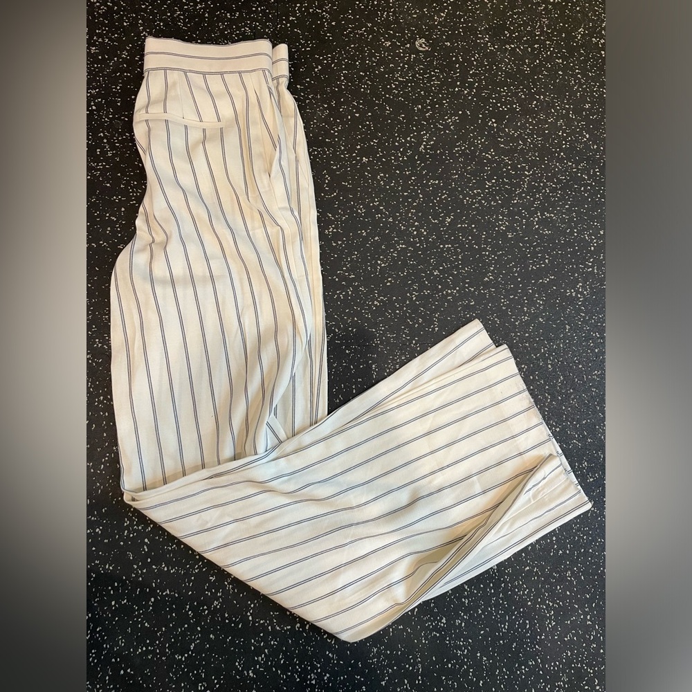 Zara striped trousers